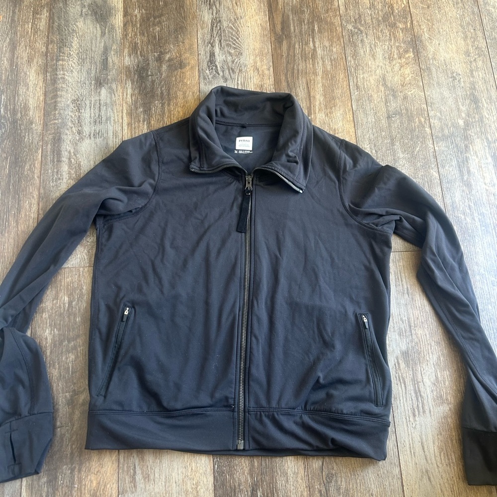 Prana Black Zipper Jacket